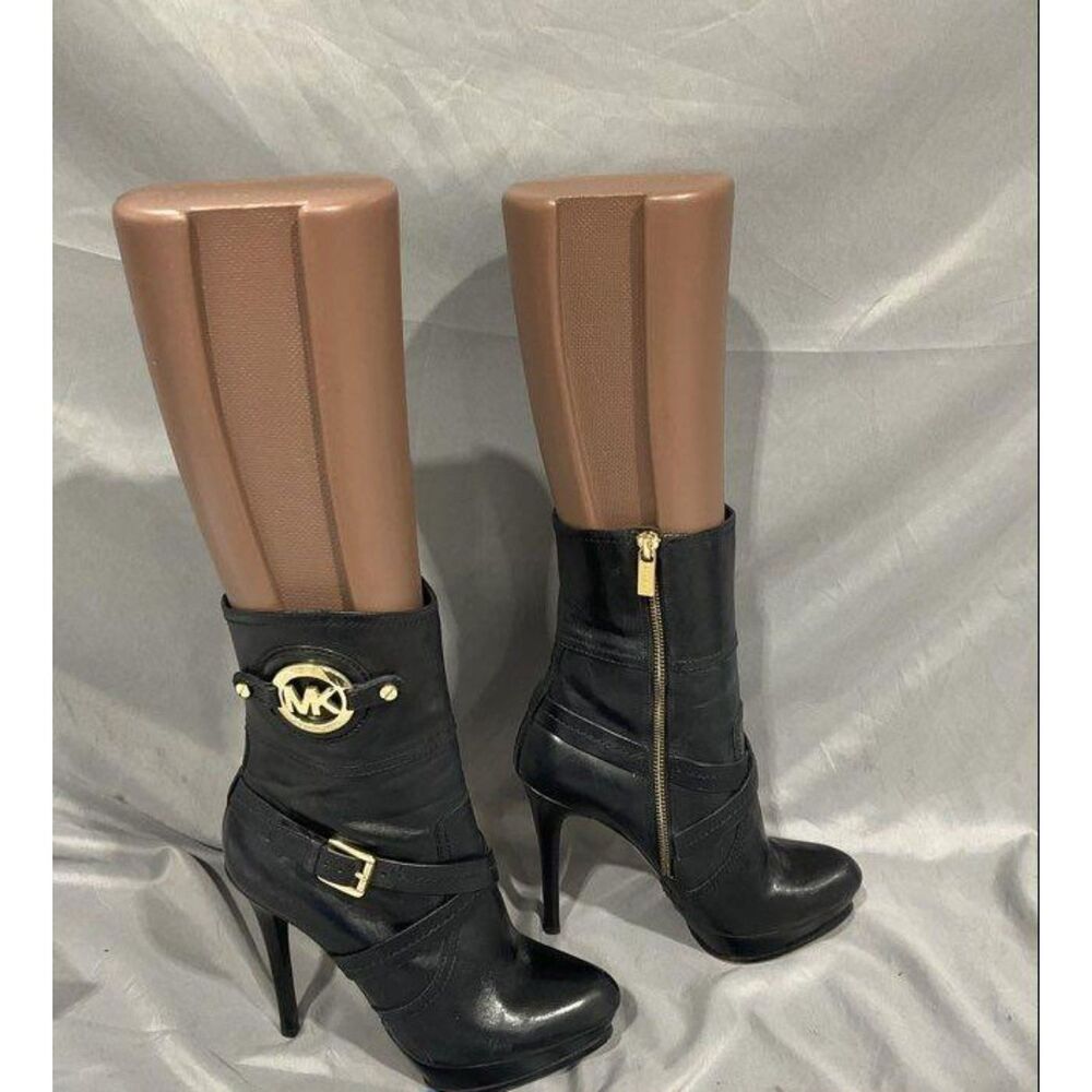 Michael Kors Black Platform Boot Women 7.5